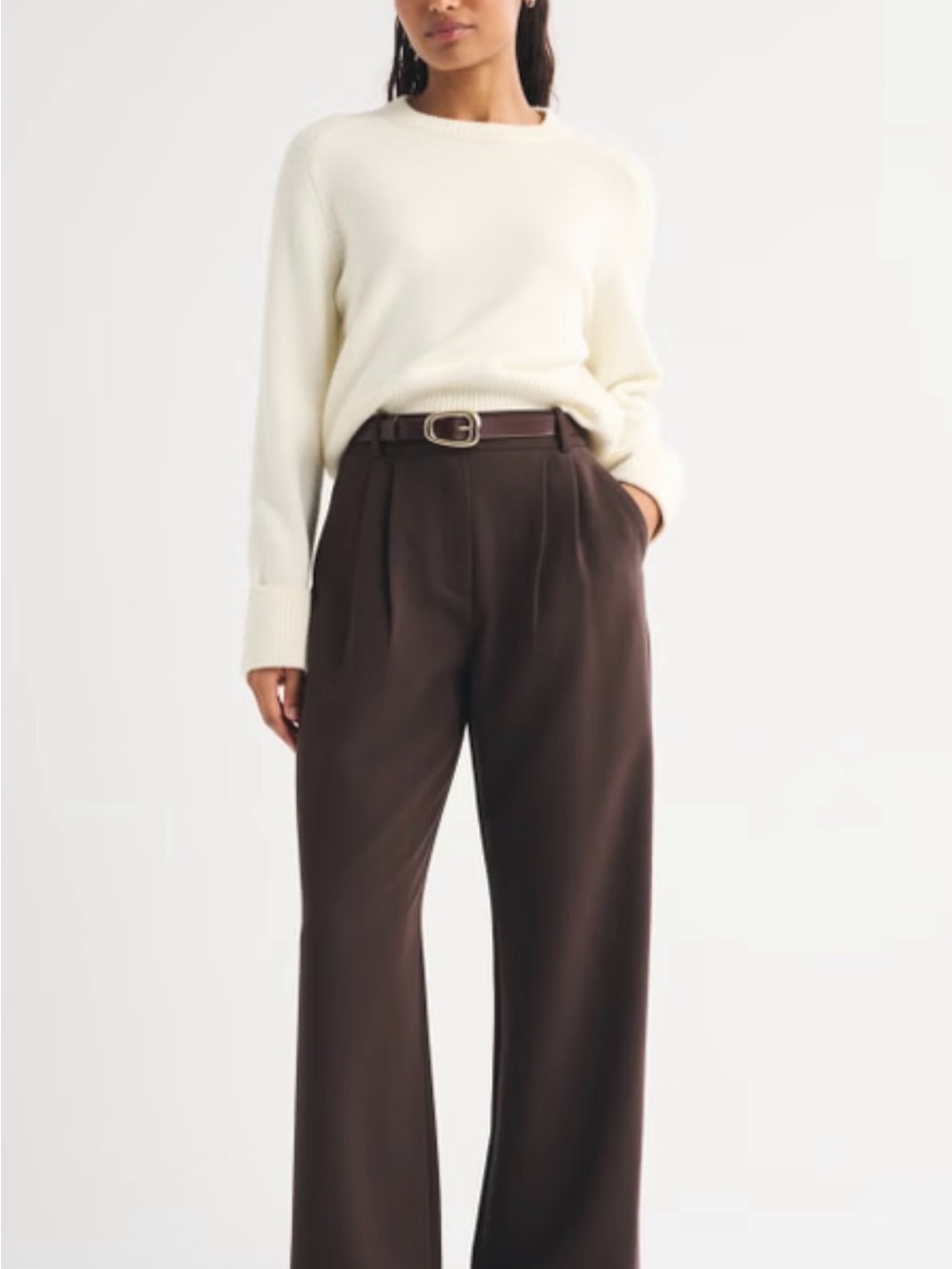 Abercrombie & Fitch Dark Brown Sloane Curve Love Tall